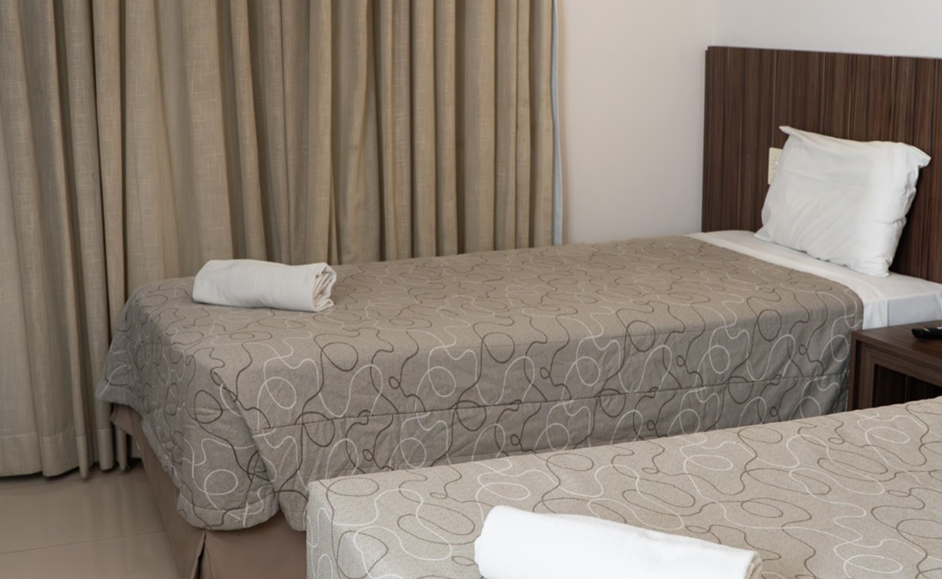 Apartamento com camas confortáveis